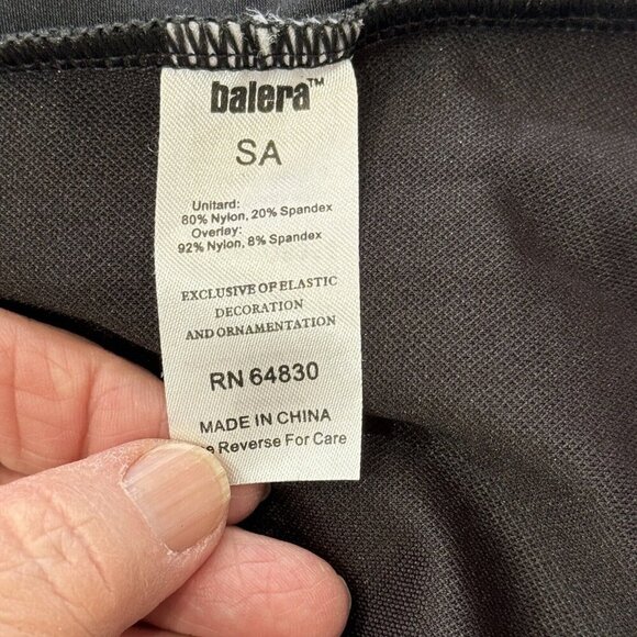 BALERA Black Sequin Fringe Dance‎ Costume Sizes SA/LC Jazz Tap Leotard Outfit - Picture 7 of 12